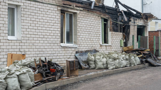 Professional Fire Damage Repair technician working in Princeton Junction, NJ